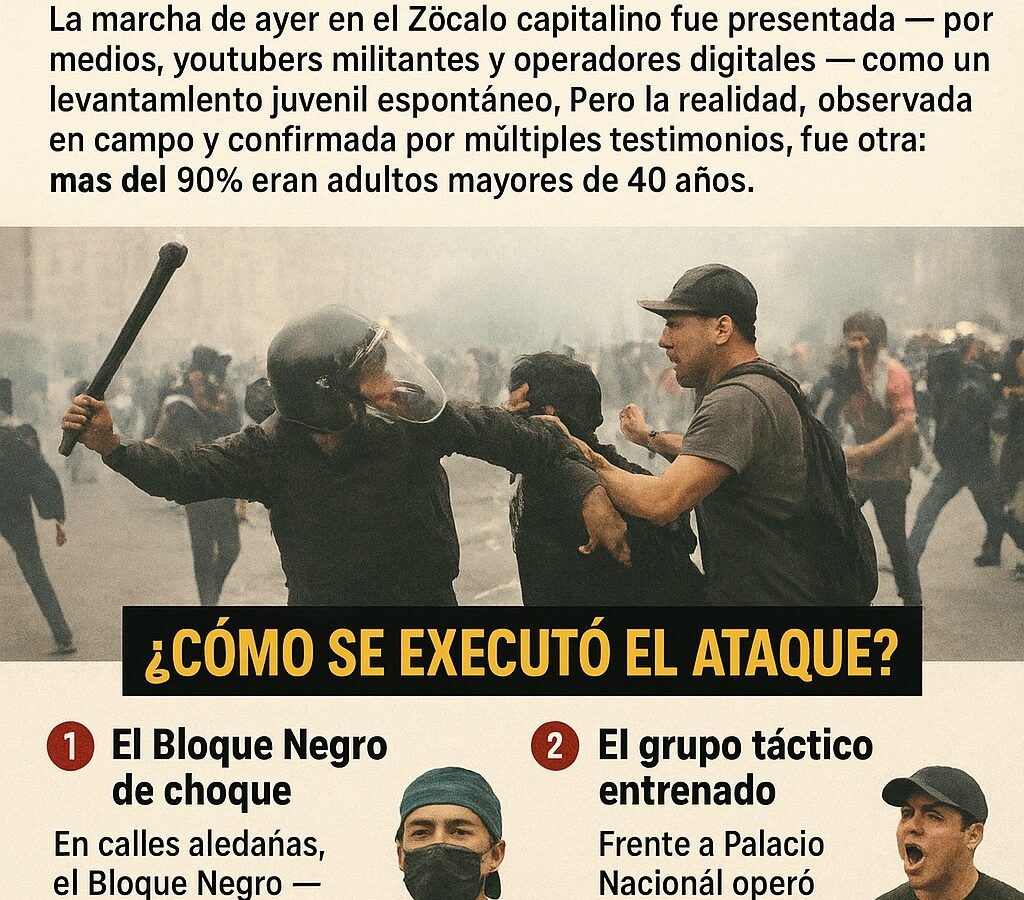 LA GENERACIÓN QUE NO ERA Z: La operación negra detrás de la marcha del Zócalo