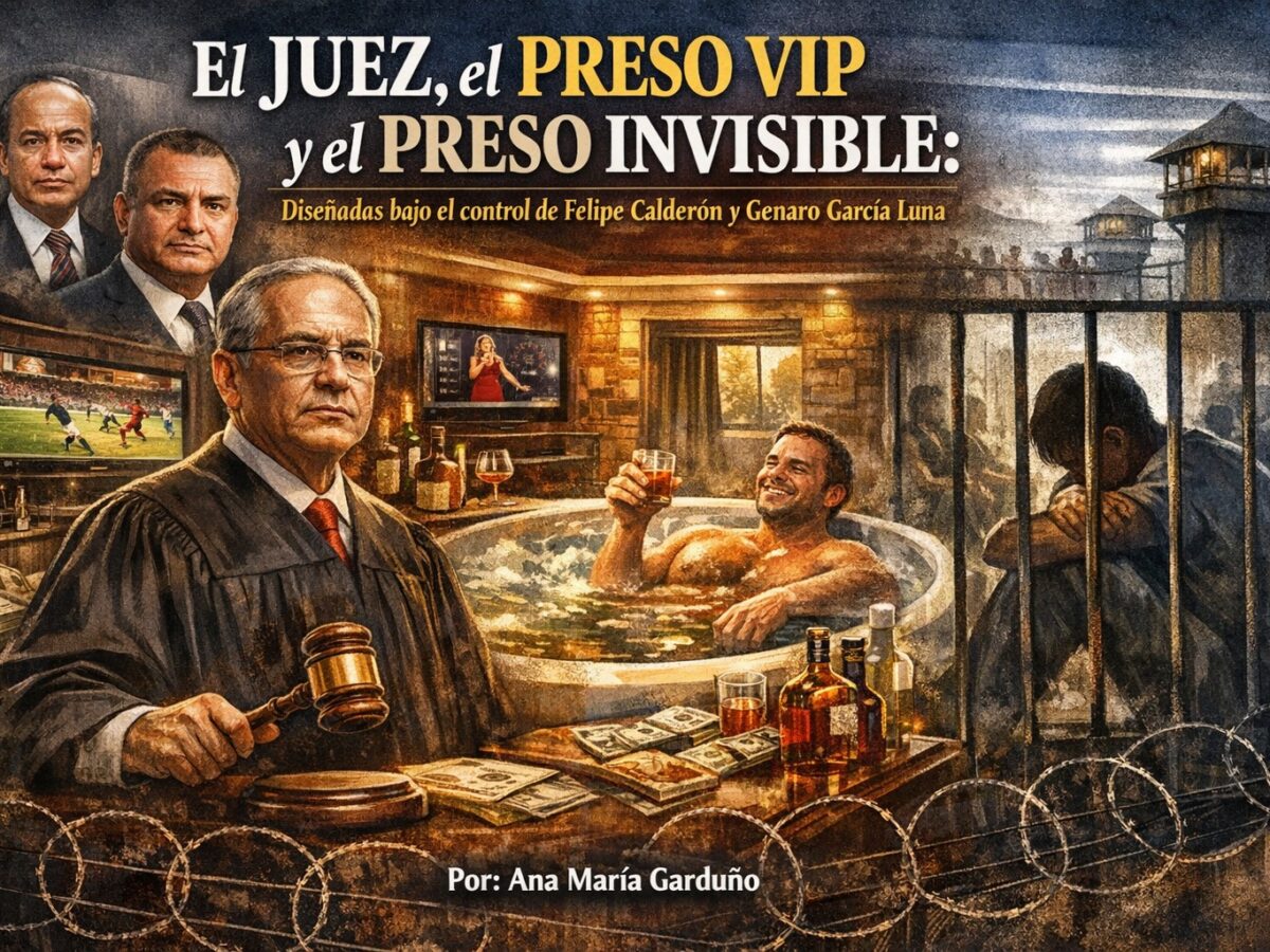 El Juez, el Preso VIP y el Preso invisible: diseñadas bajo el control de Felipe Calderón y Genaro García Luna